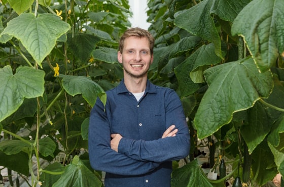 Jasper Verhoeven, product specialis hygiene in greenhouse